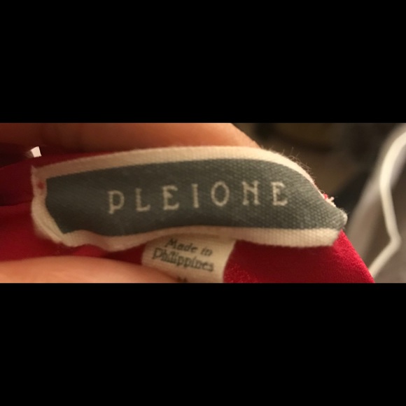 Pleione Long Sleeve Hot Pink Blouse - Picture 4 of 4